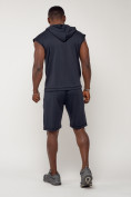 Купить Спортивный костюм летний мужской темно-синего цвета 2262TS, фото 4