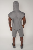 Купить Спортивный костюм летний мужской светло-серого цвета 2264SS, фото 11