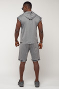 Купить Спортивный костюм летний мужской светло-серого цвета 2264SS, фото 6