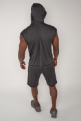Купить Спортивный костюм летний мужской темно-серого цвета 2264TC, фото 14