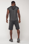 Купить Спортивный костюм летний мужской темно-серого цвета 2264TC, фото 9