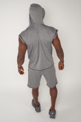 Купить Спортивный костюм летний мужской светло-серого цвета 2265SS, фото 13
