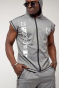 Купить Спортивный костюм летний мужской светло-серого цвета 2265SS, фото 16