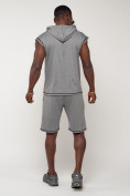 Купить Спортивный костюм летний мужской светло-серого цвета 2265SS, фото 7