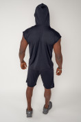 Купить Спортивный костюм летний мужской темно-синего цвета 2265TS, фото 9