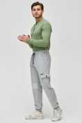 Купить Трикотажные брюки мужские серого цвета 2269Sr, фото 3