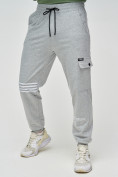 Купить Трикотажные брюки мужские серого цвета 2269Sr, фото 5