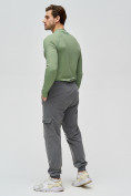 Купить Трикотажные брюки мужские темно-серого цвета 2269TC, фото 3
