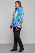 Купить Горнолыжная куртка женская зимняя большого размера разноцветного цвета 2270-1Rz, фото 11