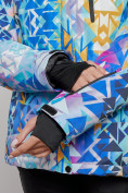 Купить Горнолыжная куртка женская зимняя большого размера разноцветного цвета 2270-1Rz, фото 4