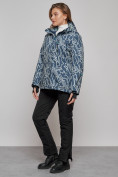Купить Горнолыжная куртка женская зимняя большого размера темно-серого цвета 2270-1TC, фото 17
