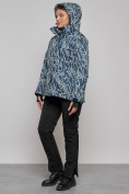 Купить Горнолыжная куртка женская зимняя большого размера темно-серого цвета 2270-1TC, фото 21