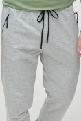 Купить Трикотажные брюки мужские серого цвета 2270Sr, фото 7