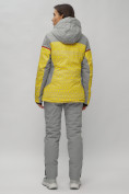 Купить Горнолыжная куртка женская зимняя великан желтого цвета 2272-1J, фото 18