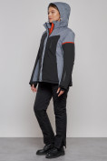 Купить Горнолыжная куртка женская зимняя большого размера черного цвета 2272-3Ch, фото 17