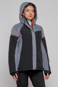 Купить Горнолыжная куртка женская зимняя большого размера черного цвета 2272-3Ch, фото 18