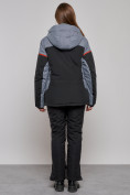 Купить Горнолыжная куртка женская зимняя большого размера черного цвета 2272-3Ch, фото 5