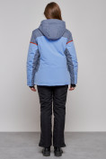 Купить Горнолыжная куртка женская зимняя большого размера фиолетового цвета 2272-3F, фото 19