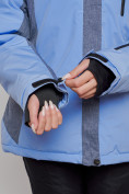 Купить Горнолыжная куртка женская зимняя большого размера фиолетового цвета 2272-3F, фото 5