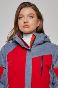 Купить Горнолыжная куртка женская зимняя большого размера красного цвета 2272-3Kr, фото 12