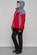 Купить Горнолыжная куртка женская зимняя большого размера красного цвета 2272-3Kr, фото 20