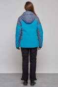 Купить Горнолыжная куртка женская зимняя большого размера синего цвета 2272-3S, фото 17