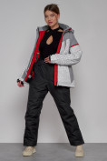 Купить Горнолыжная куртка женская зимняя белого цвета 2272Bl, фото 14