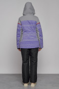 Купить Горнолыжная куртка женская зимняя фиолетового цвета 2272F, фото 8