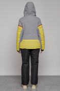 Купить Горнолыжная куртка женская зимняя желтого цвета 2272J, фото 12