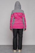 Купить Горнолыжная куртка женская зимняя розового цвета 2272R, фото 11