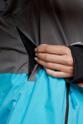 Купить Горнолыжная куртка женская зимняя большого размера голубого цвета 2278Gl, фото 10
