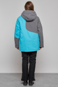 Купить Горнолыжная куртка женская зимняя большого размера голубого цвета 2278Gl, фото 18