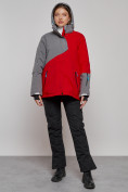 Купить Горнолыжная куртка женская зимняя большого размера красного цвета 2278Kr, фото 8