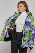 Купить Горнолыжная куртка женская зимняя большого размера разноцветные 2278Rz, фото 11