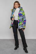 Купить Горнолыжная куртка женская зимняя большого размера разноцветные 2278Rz, фото 13