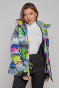 Купить Горнолыжная куртка женская зимняя большого размера разноцветные 2278Rz, фото 14
