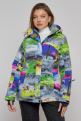 Купить Горнолыжная куртка женская зимняя большого размера разноцветные 2278Rz, фото 2