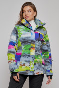 Купить Горнолыжная куртка женская зимняя большого размера разноцветные 2278Rz, фото 3