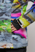 Купить Горнолыжная куртка женская зимняя большого размера разноцветные 2278Rz, фото 7