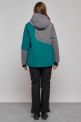 Купить Горнолыжная куртка женская зимняя большого размера темно-зеленого цвета 2278TZ, фото 12