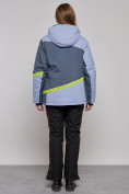 Купить Горнолыжная куртка женская зимняя большого размера фиолетового цвета 2282-1F, фото 4