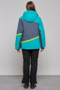 Купить Горнолыжная куртка женская зимняя большого размера голубого цвета 2282-1Gl, фото 5