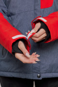 Купить Горнолыжная куртка женская зимняя большого размера красного цвета 2282-1Kr, фото 5