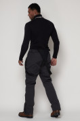 Купить Полукомбинезон брюки горнолыжные мужские черного цвета 2284Ch, фото 17