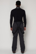 Купить Полукомбинезон брюки горнолыжные мужские черного цвета 2284Ch, фото 18