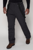 Купить Полукомбинезон брюки горнолыжные мужские черного цвета 2284Ch, фото 7