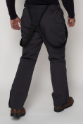Купить Полукомбинезон брюки горнолыжные мужские черного цвета 2284Ch, фото 9