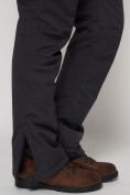 Купить Полукомбинезон брюки горнолыжные мужские черного цвета 2284Ch, фото 12