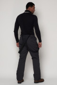 Купить Полукомбинезон брюки горнолыжные мужские черного цвета 2284Ch, фото 16
