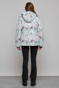 Купить Горнолыжная куртка женская зимняя бирюзового цвета 2302-1Br, фото 17